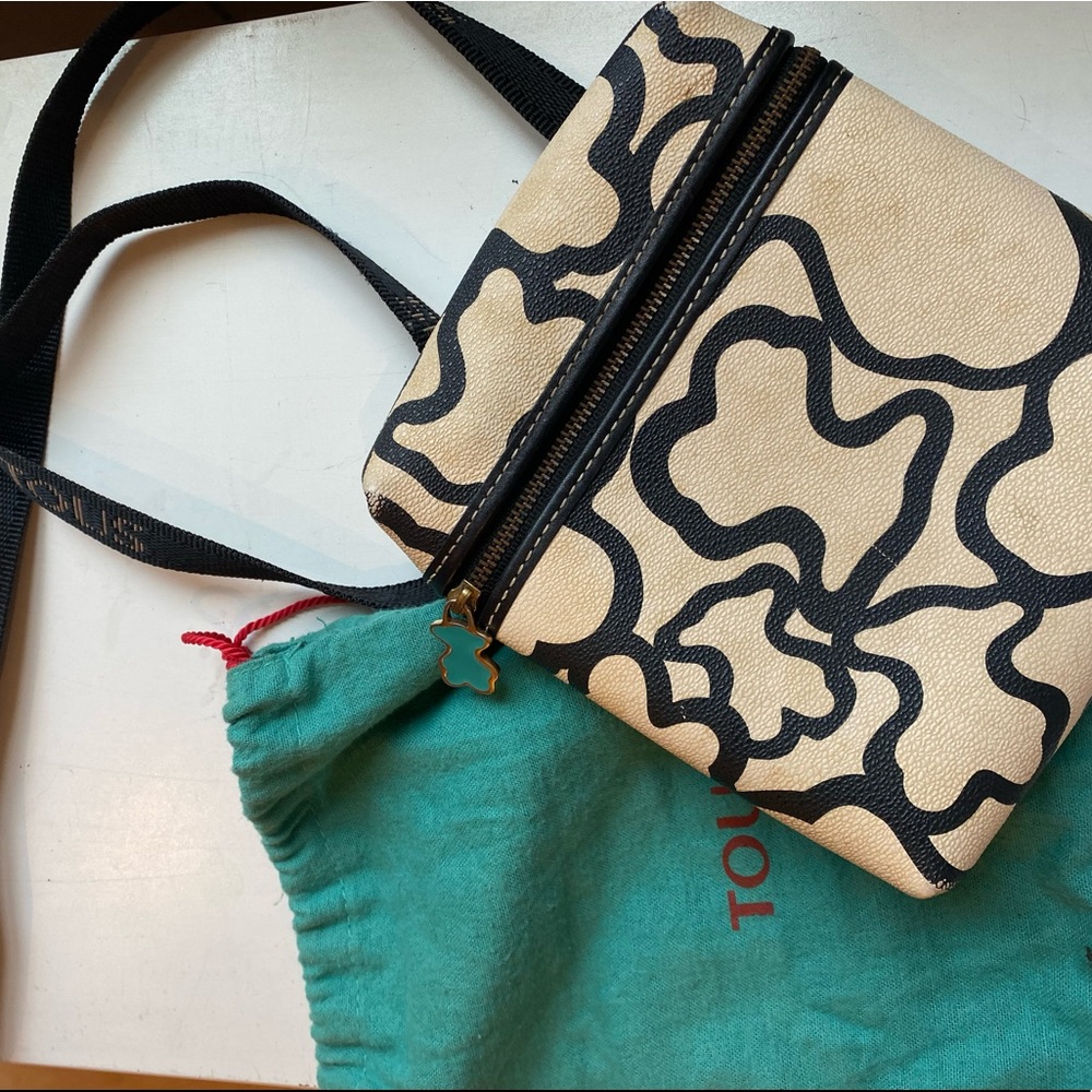 TOUS Kaos Bear Logo Leather Crossbody bag